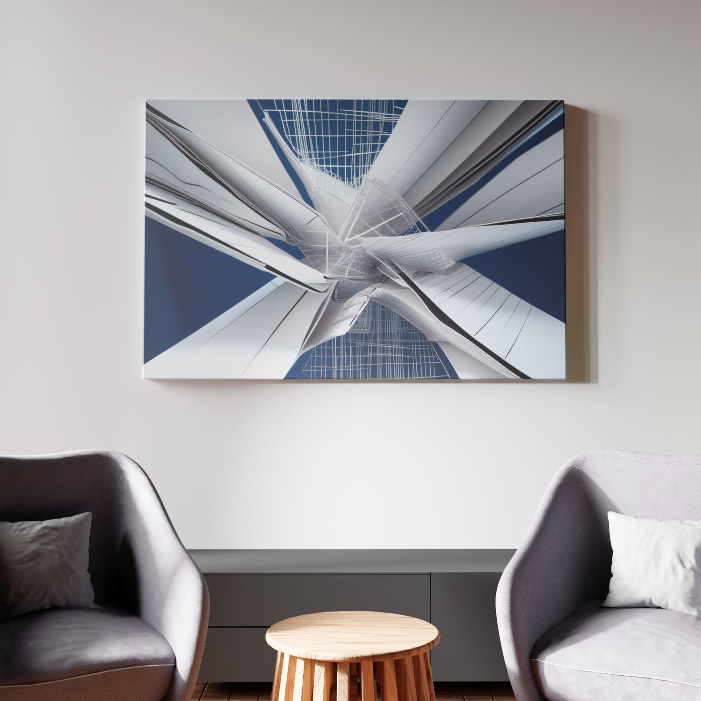 Futuristic Geometric Fusion