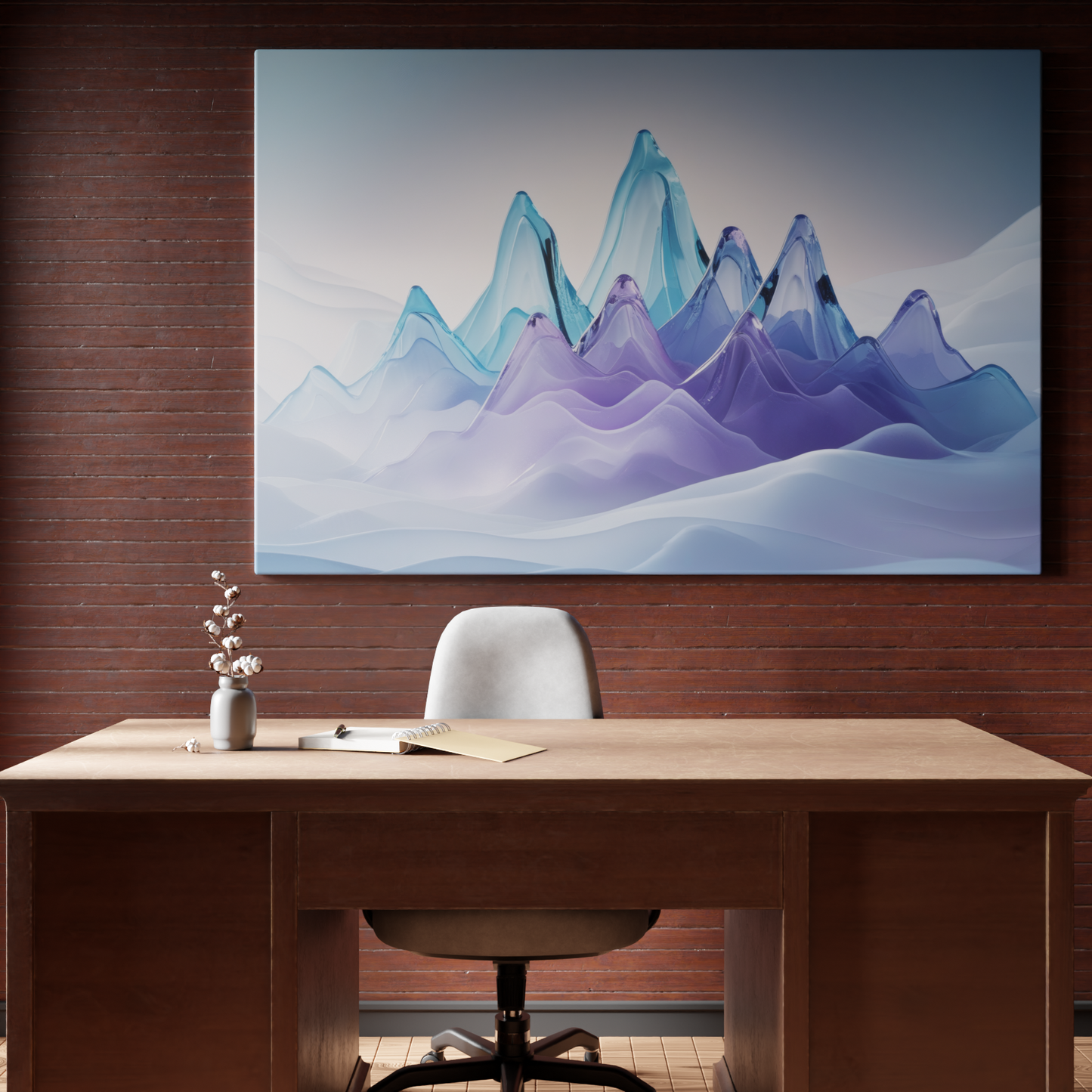 Ethereal Peaks of Glass