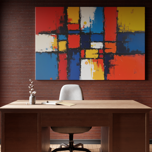 Vibrant Geometric Symphony