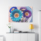 Vibrant Blossoms in Swirl