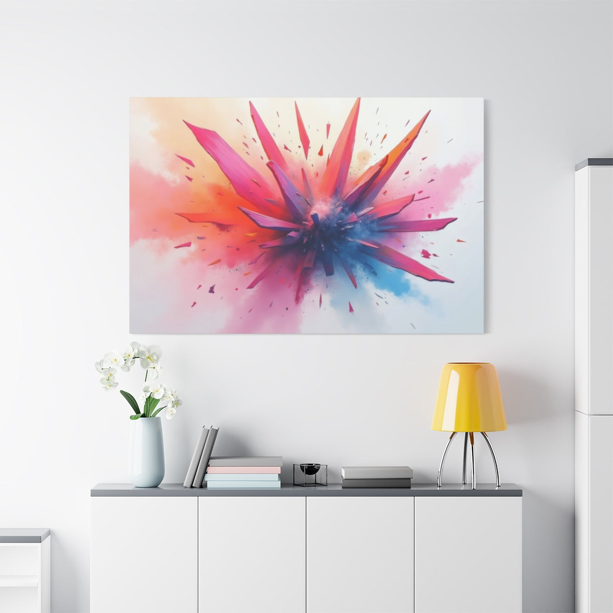Explosive Hues: A Burst of Color
