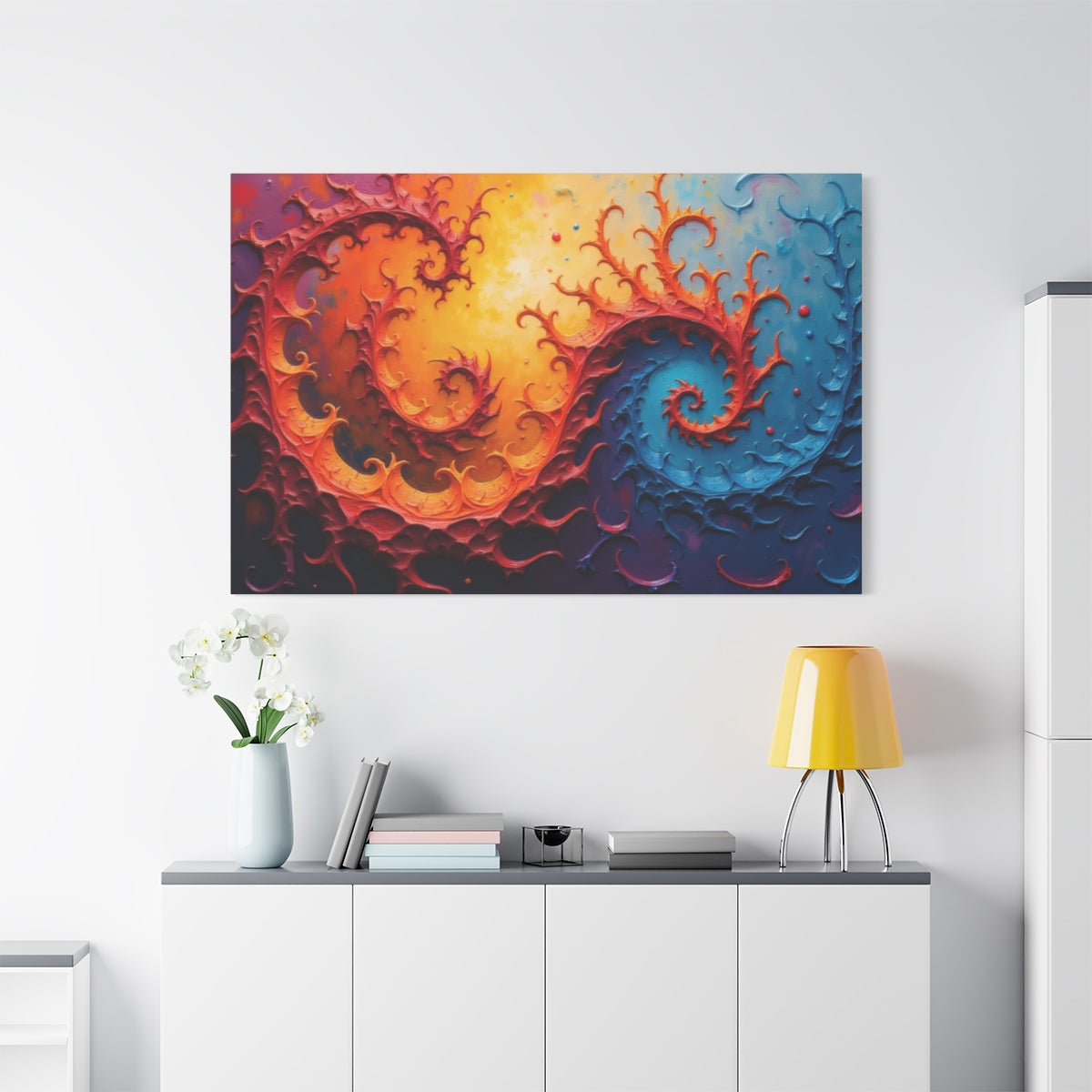 Fractal Dance of Fire and Ice