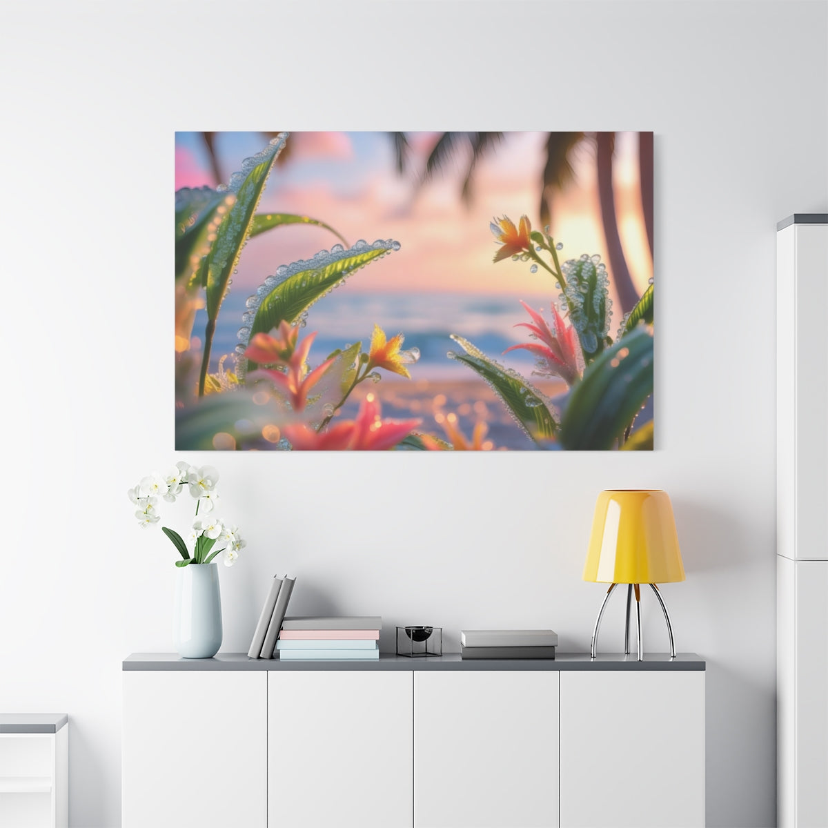 Dew-Kissed Tropical Dawn