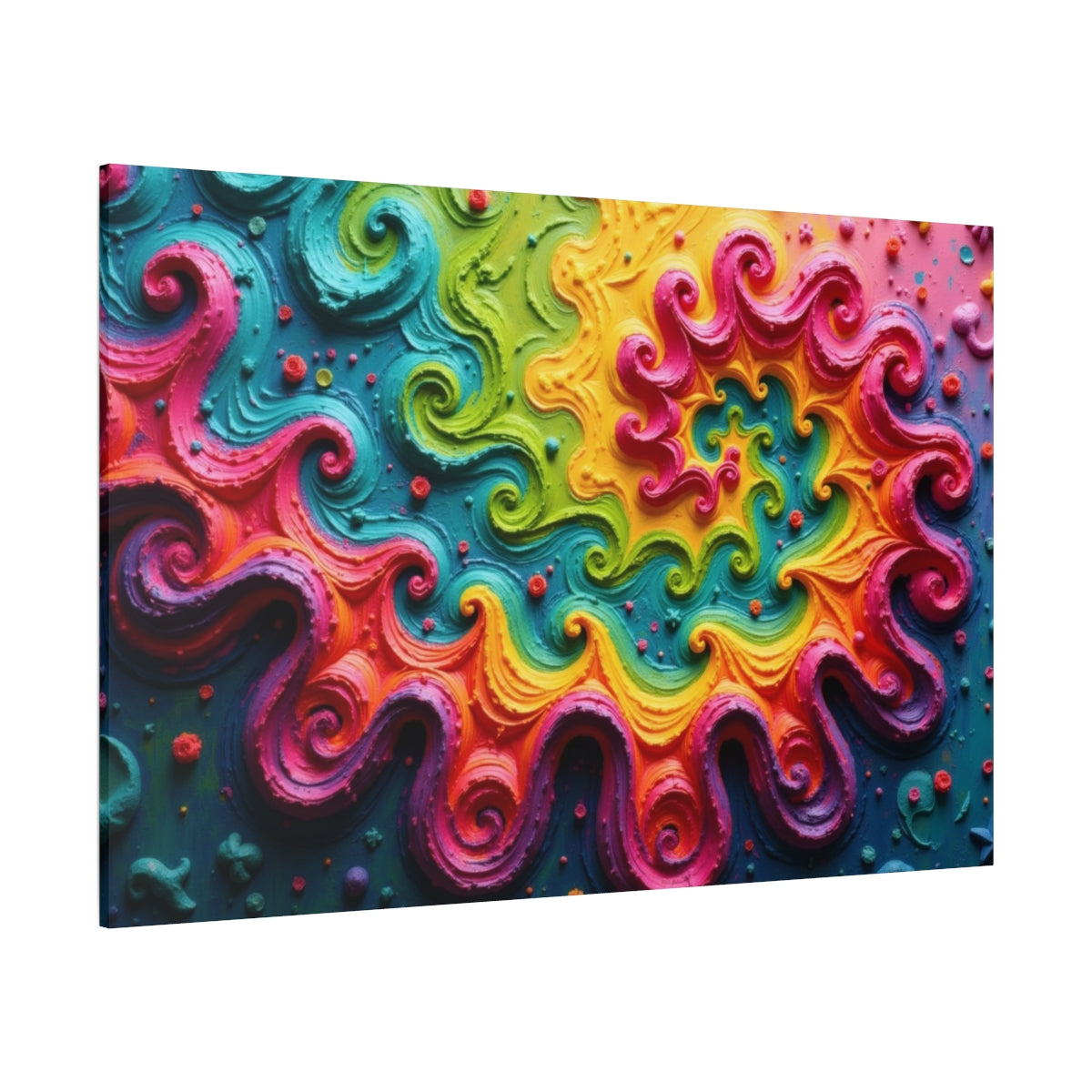 Swirling Vortex of Colors