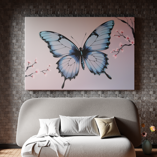 Azure Butterfly Blossom