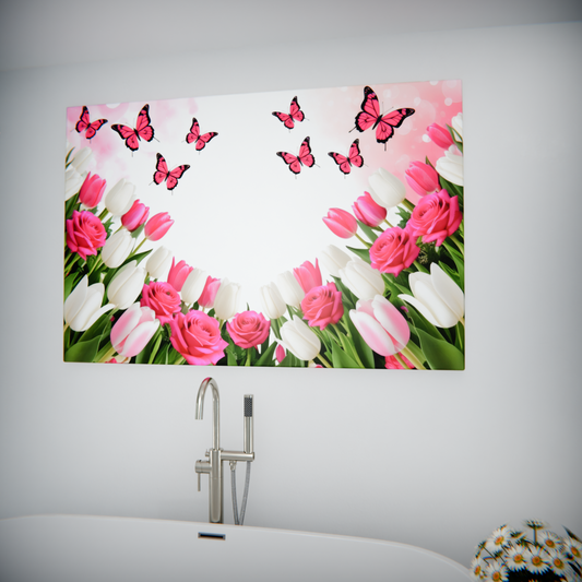 Floral Symphony of Butterflies