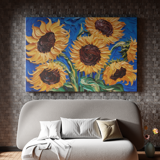 Sunlit Dance of Sunflowers