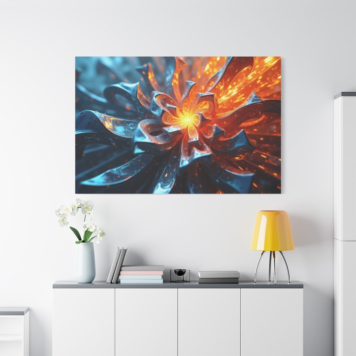 Fiery Metallic Blossom