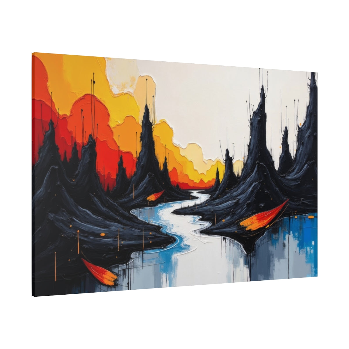 Crimson Peaks and Tranquil Waters