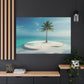 Solitary Serenity: Palm Oasis