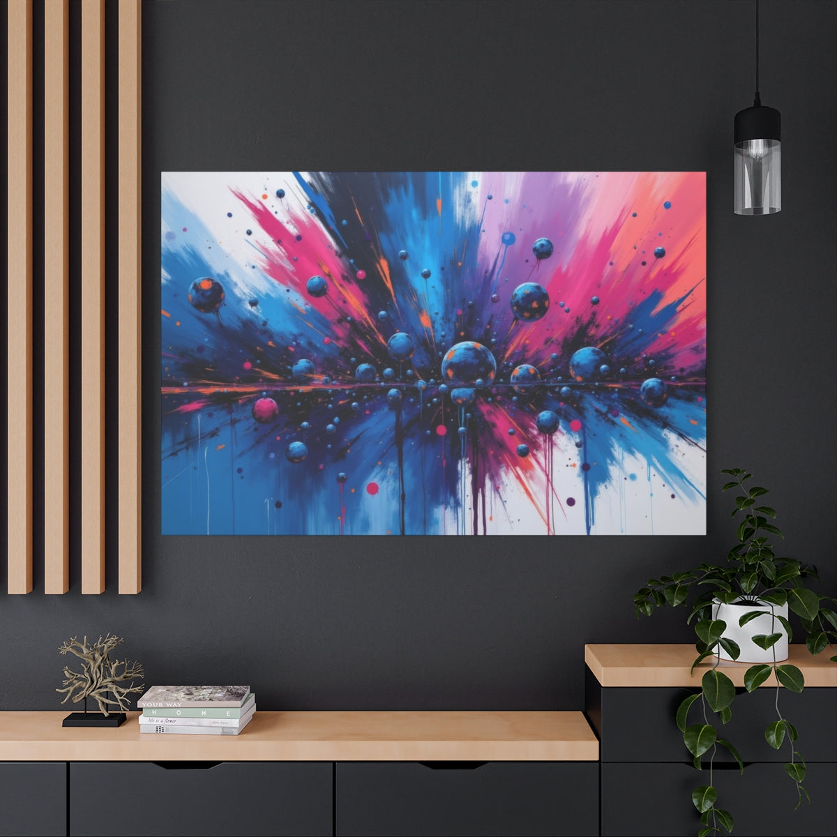 Explosive Collision of Colors and Spheres