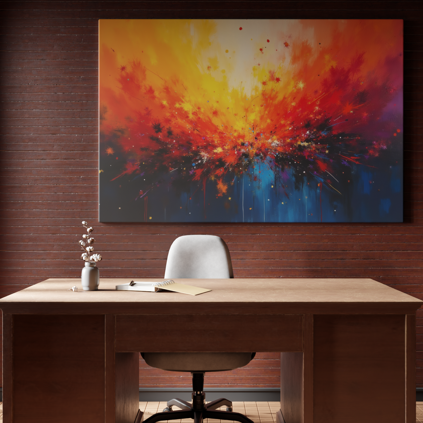 Explosion of Vibrant Hues
