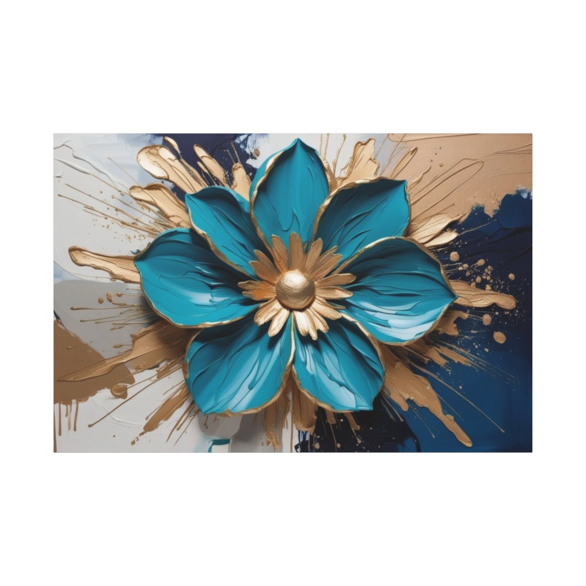 Blossom in Blue and Gold