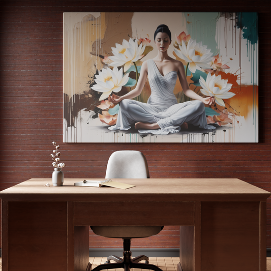 Serenity in Bloom: Lotus Meditation