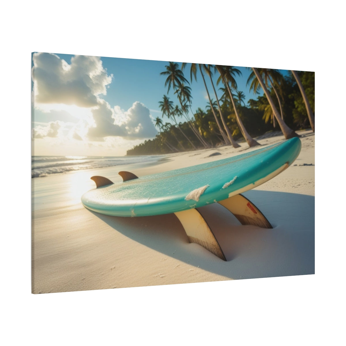 Surfboard Serenity at Dawn