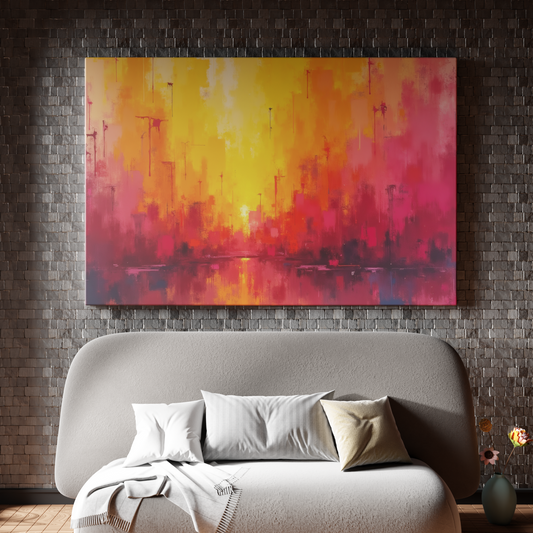 Sunset Symphony on Canvas