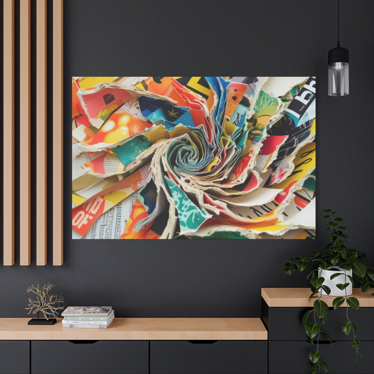 Vibrant Tornado of Colors