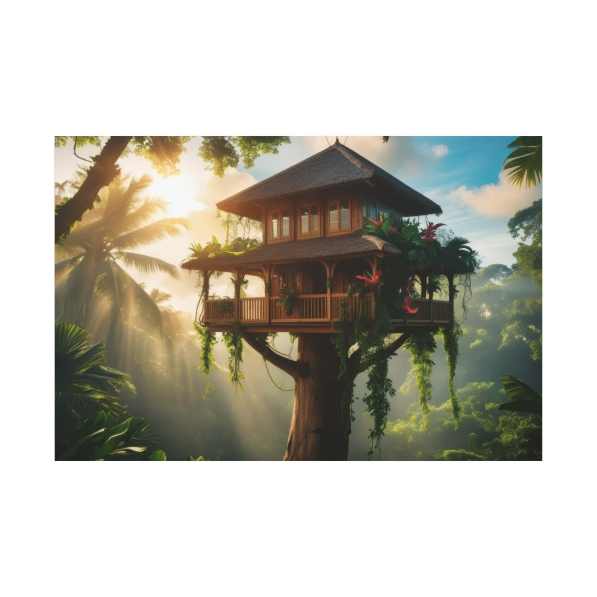 Sunlit Jungle Retreat