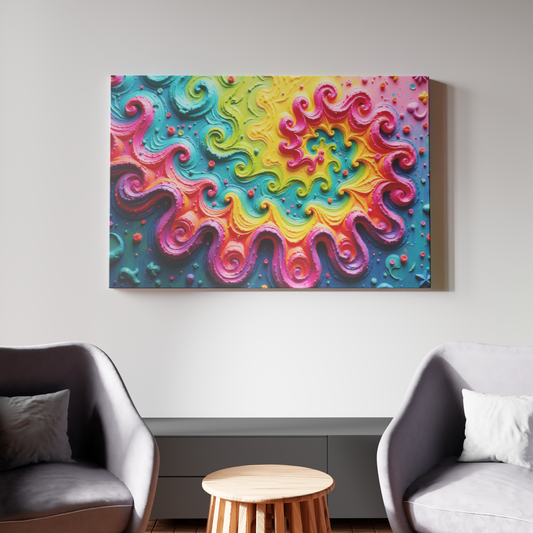 Swirling Vortex of Colors