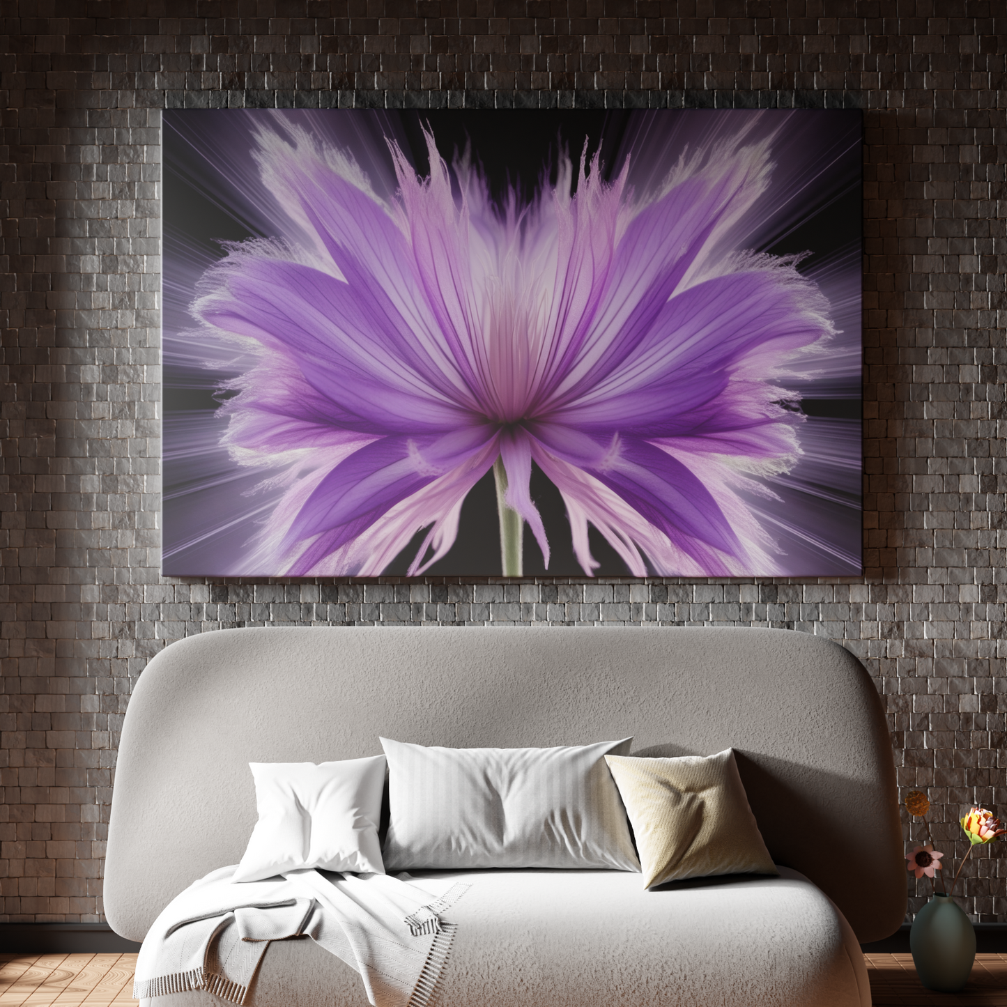 Radiant Blossom Exploding