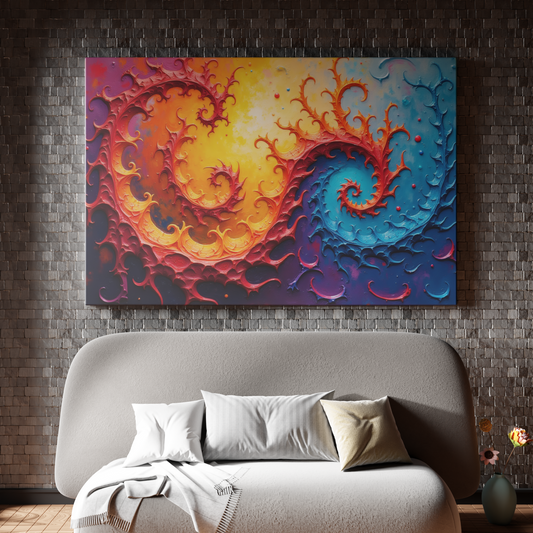 Fractal Dance of Fire and Ice