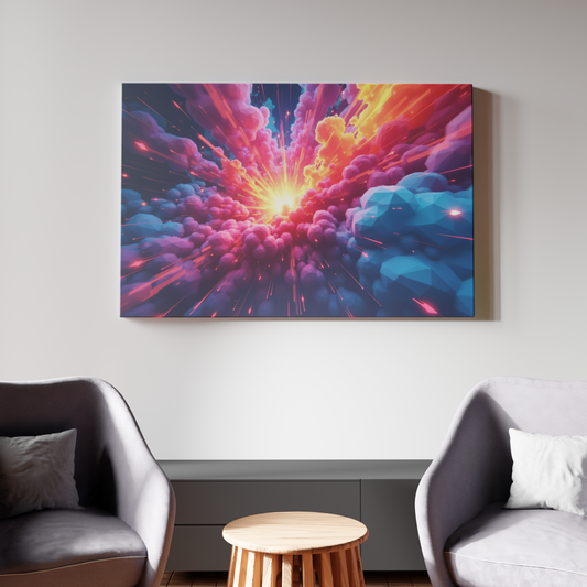 Celestial Eruption of Color