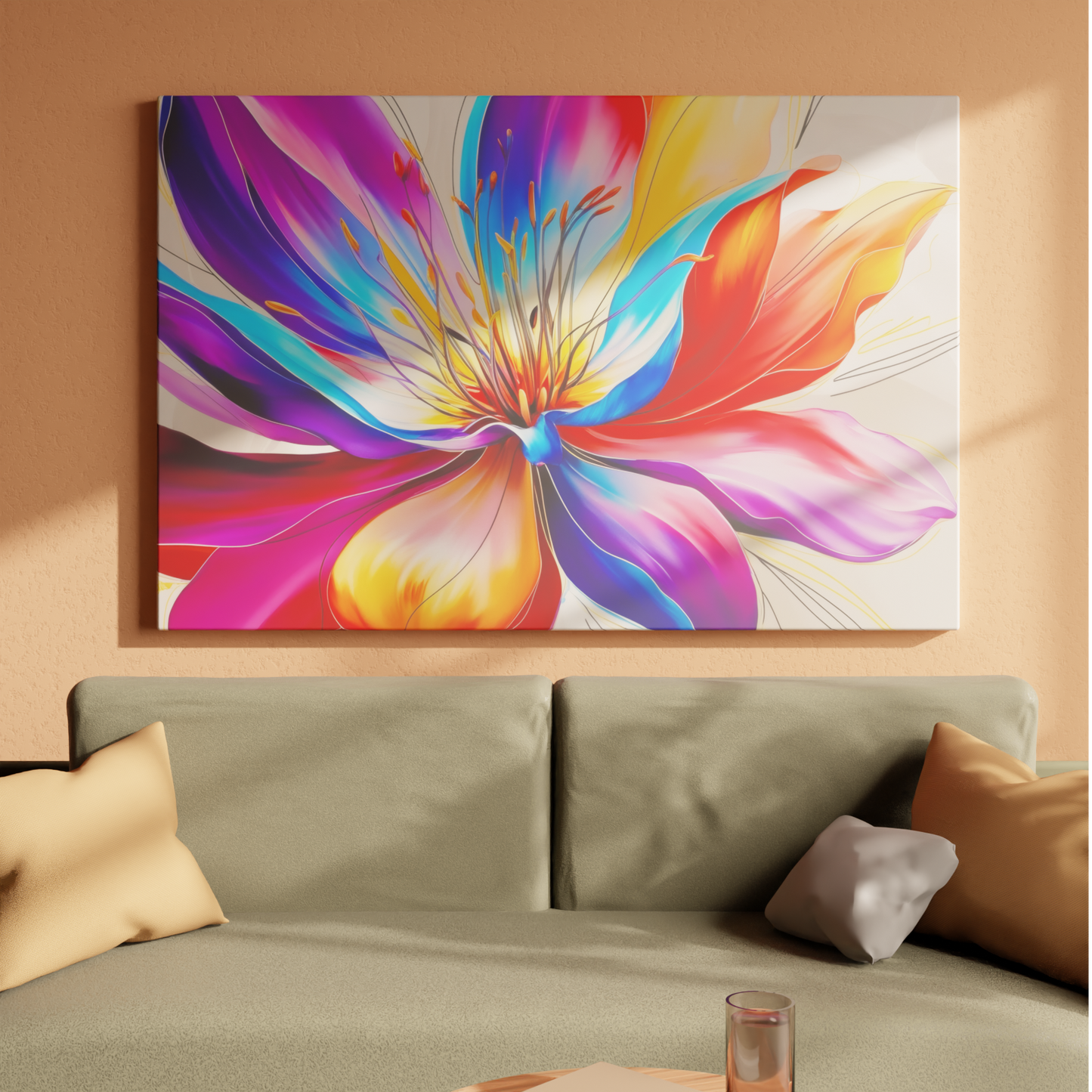 Floral Symphony in Vivid Hues