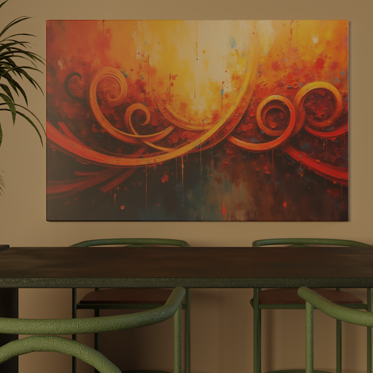 Whirlwind of Fiery Hues