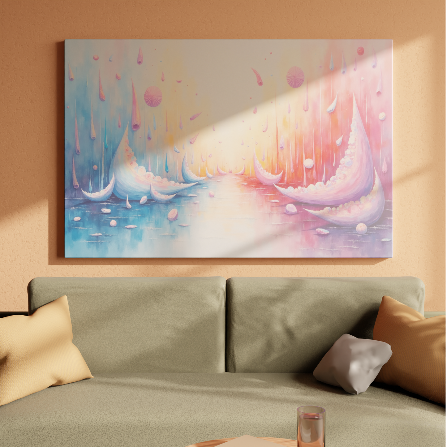 Dreamscape of Pastel Waves