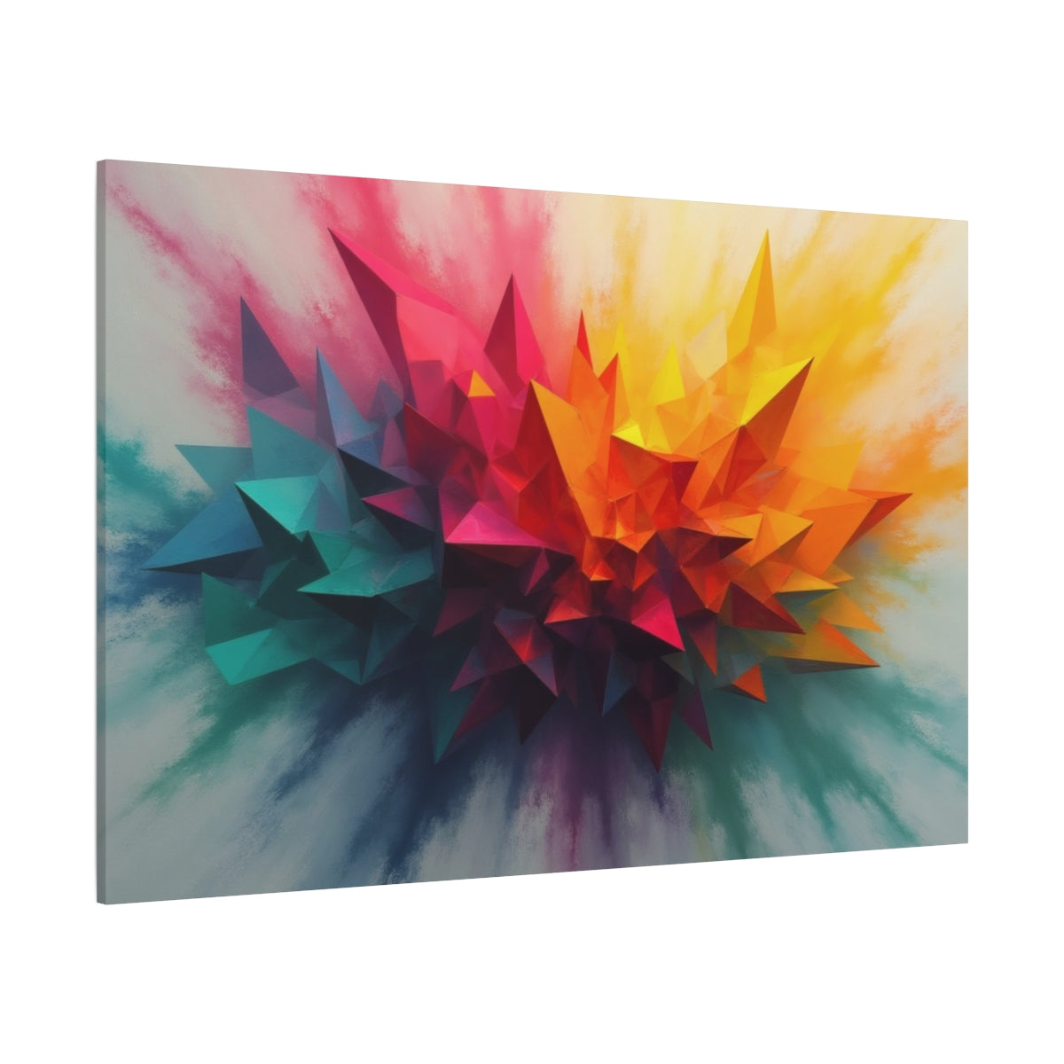 Colorful Geometric Burst