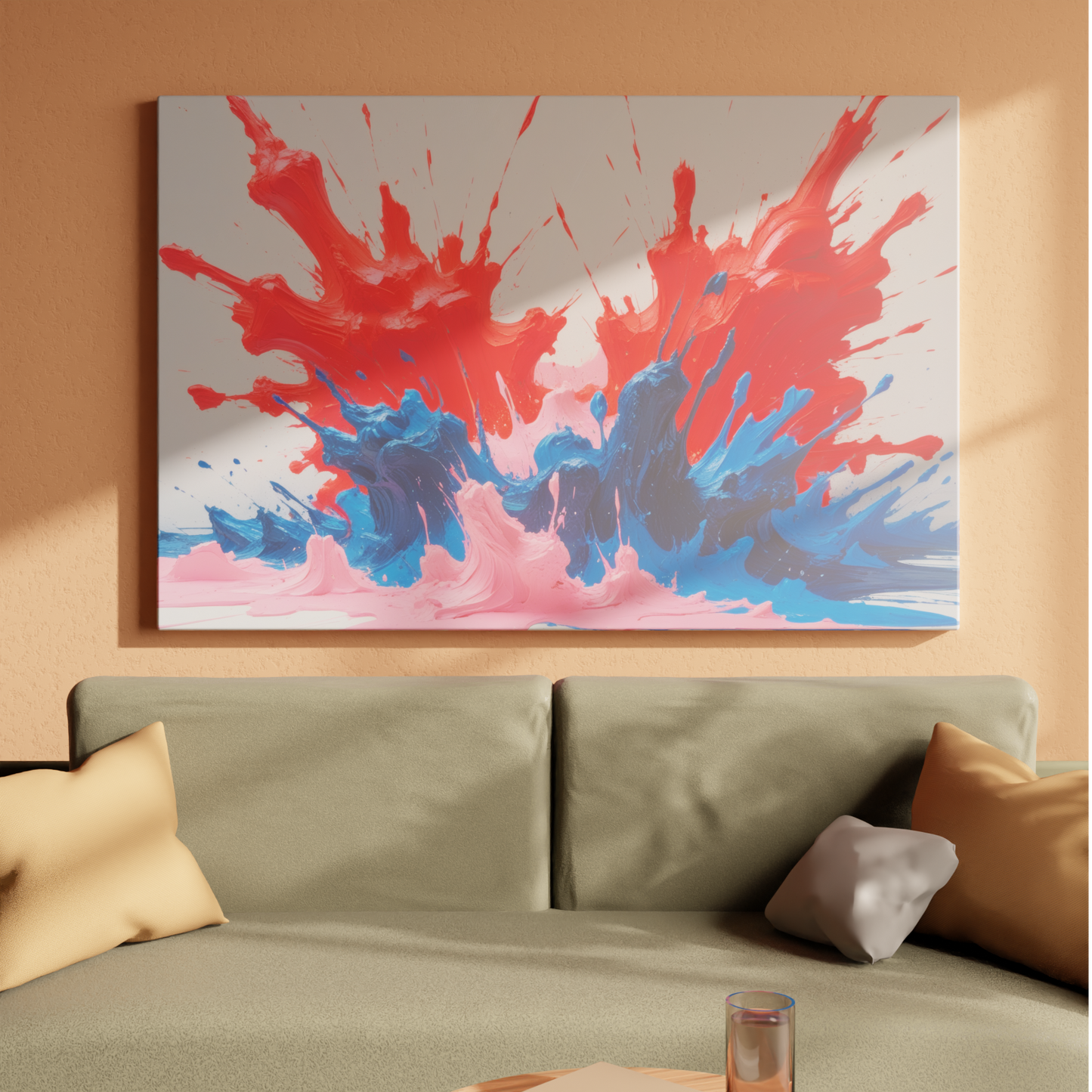 Vibrant Paint Splash Symphony