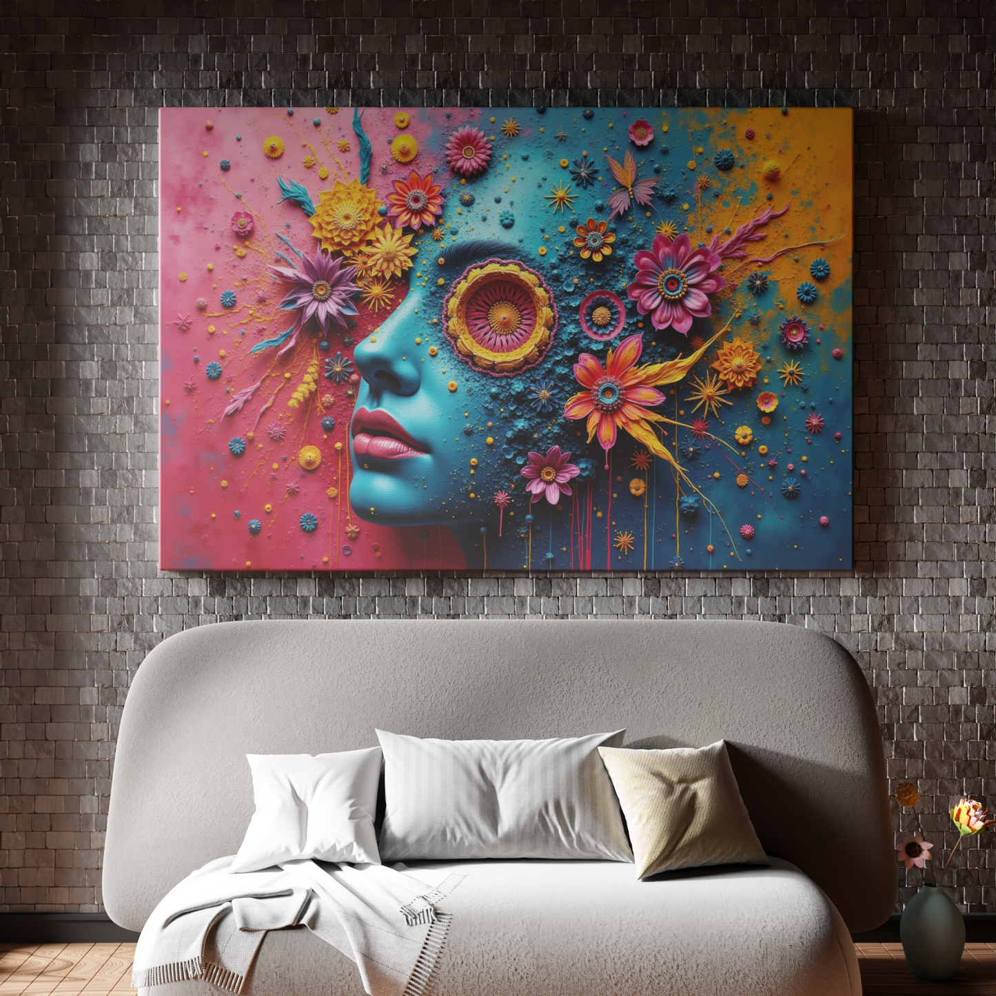 Floral Fantasy: A Fusion of Color and Imagination