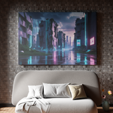Digital Dystopia: Neon Reflections
