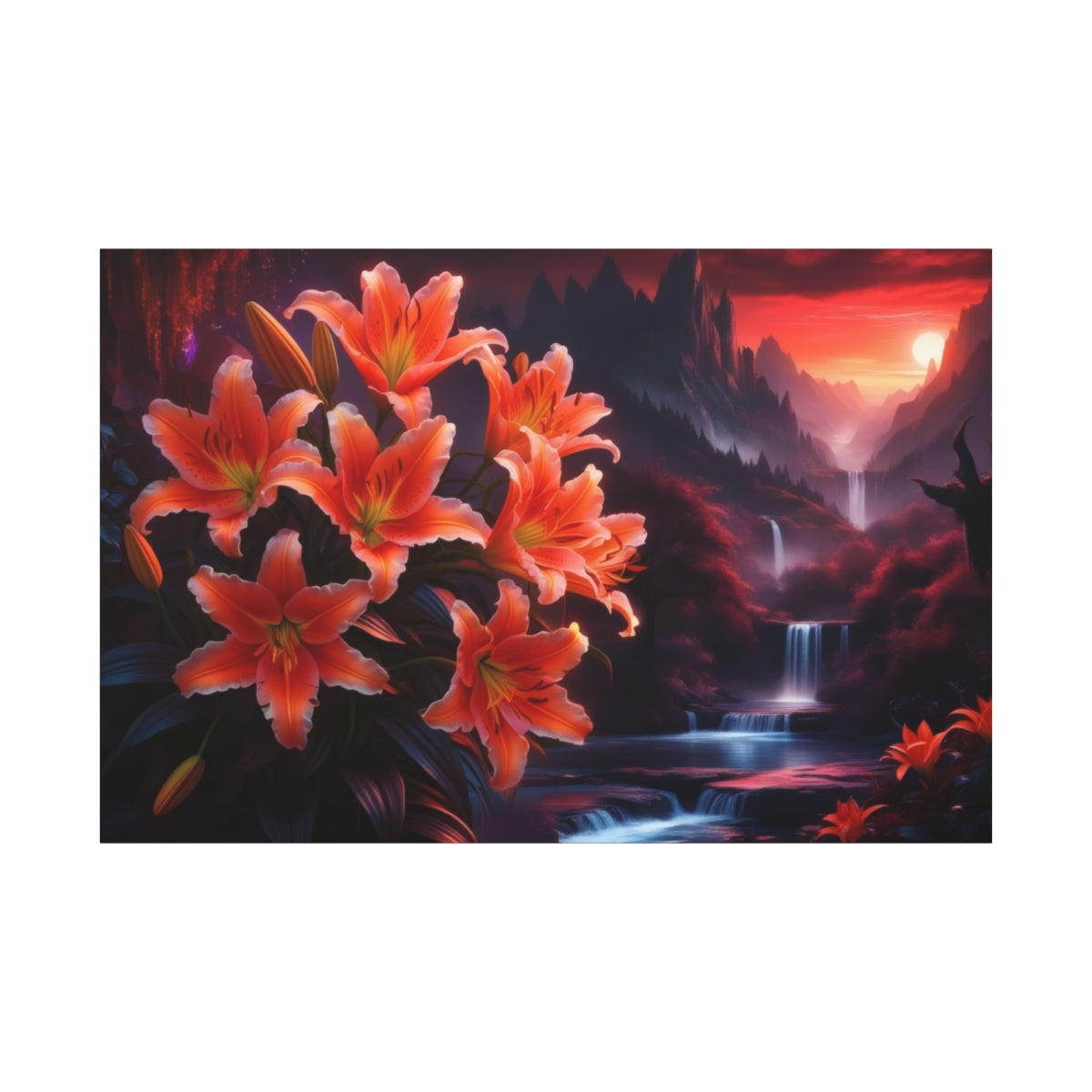 Twilight Blossoms in Enchanted Valley
