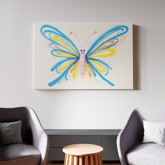 Vibrant Butterfly Whirl