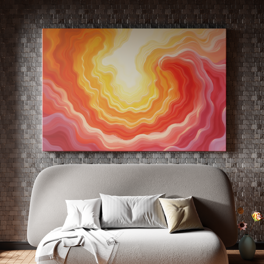 Radiant Sunset Waves