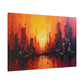 Sunset Symphony: Urban Silhouettes