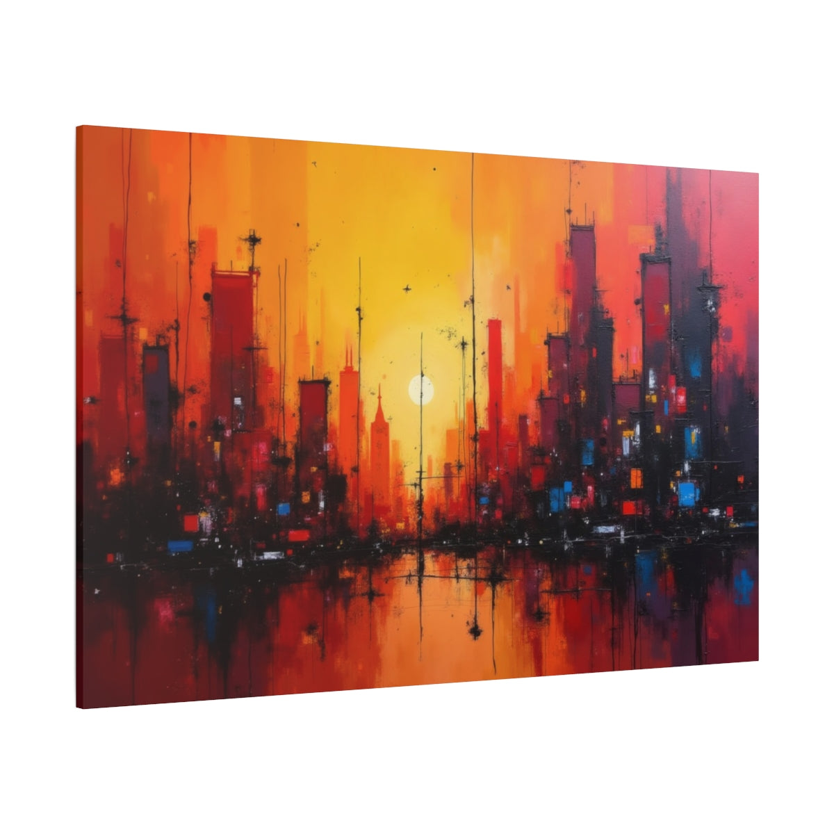 Sunset Symphony: Urban Silhouettes