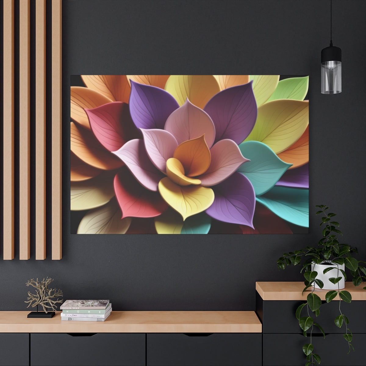 Flutter of Colorful Petals