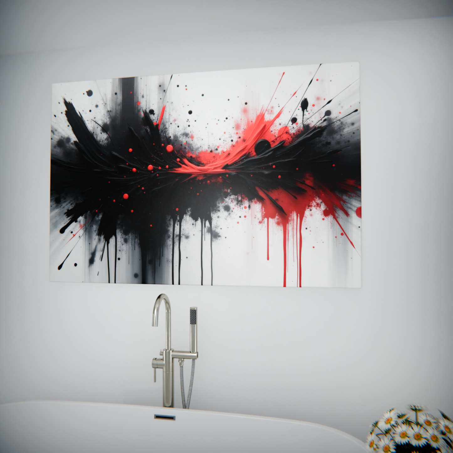 Dynamic Red and Black Explosive
