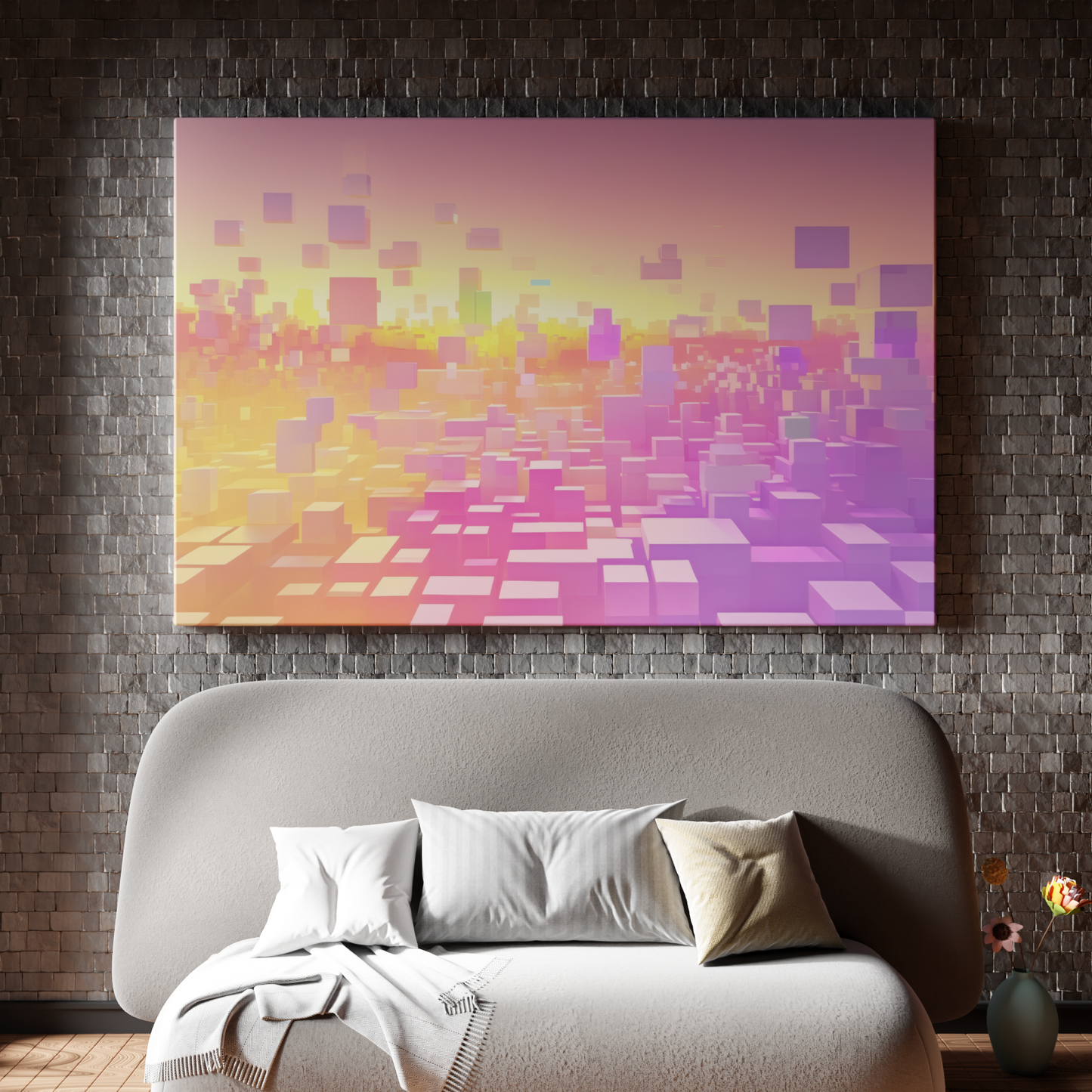 Sunset in the Digital Skyline