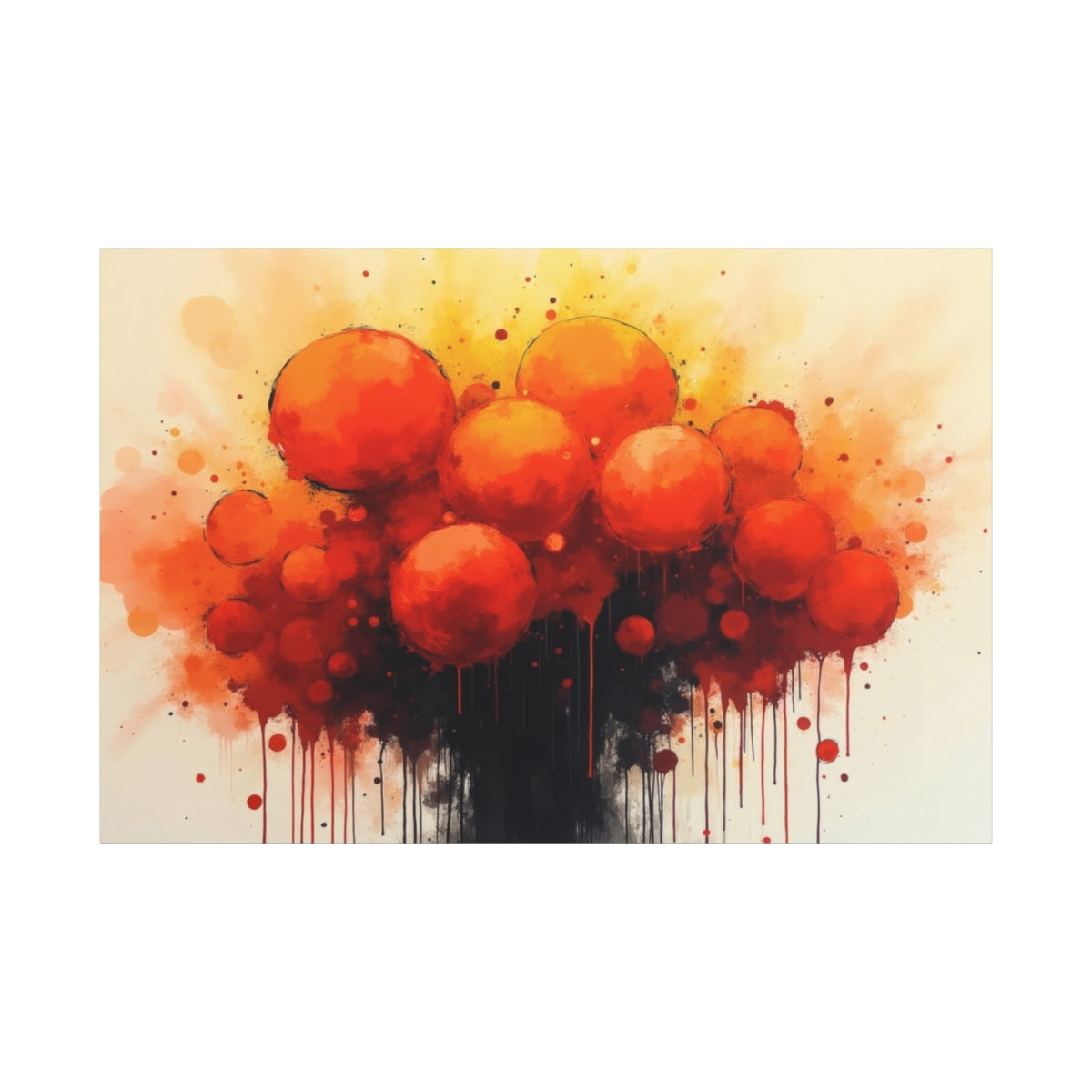 Eruption of Red and Orange