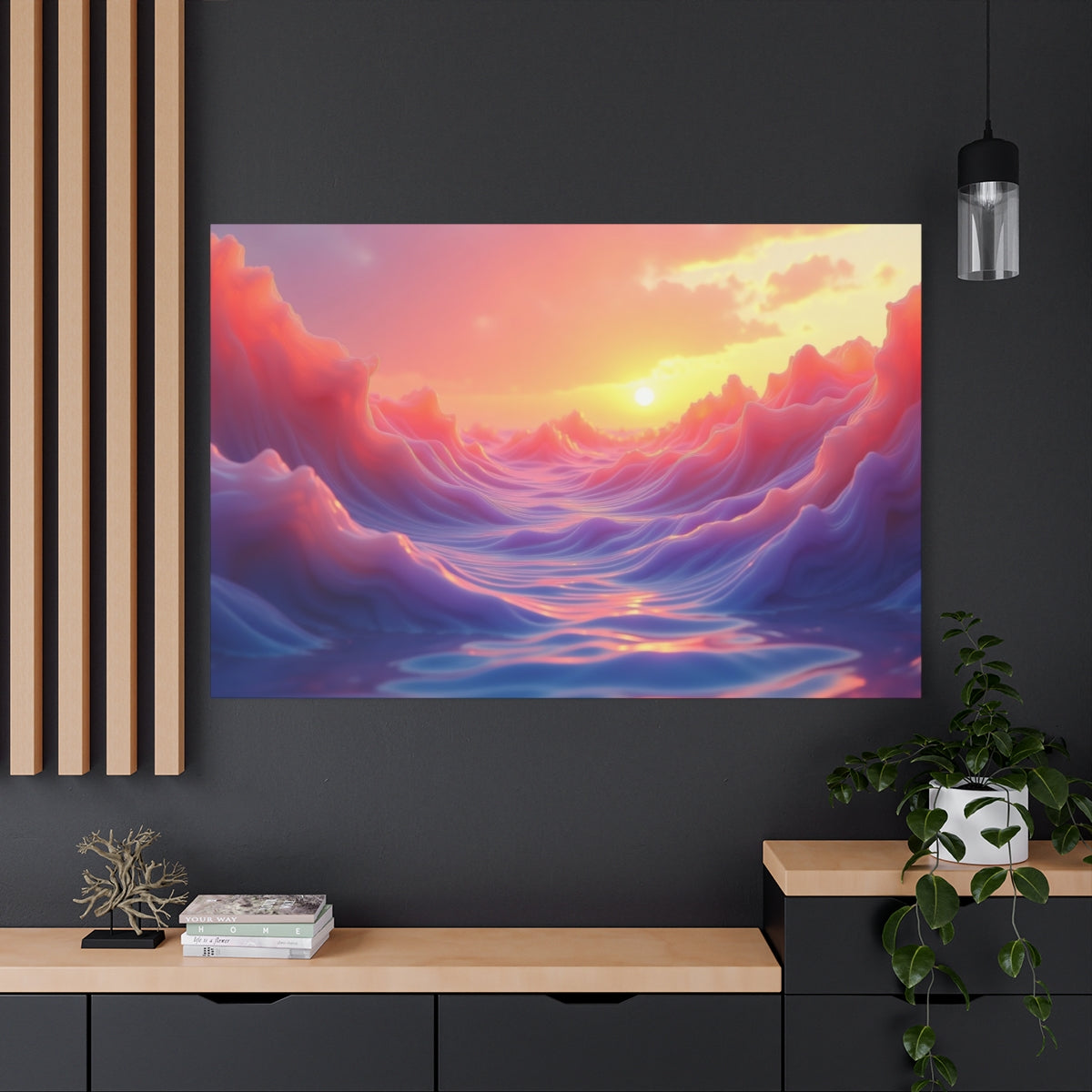 Sunset Waves of Dreamscape