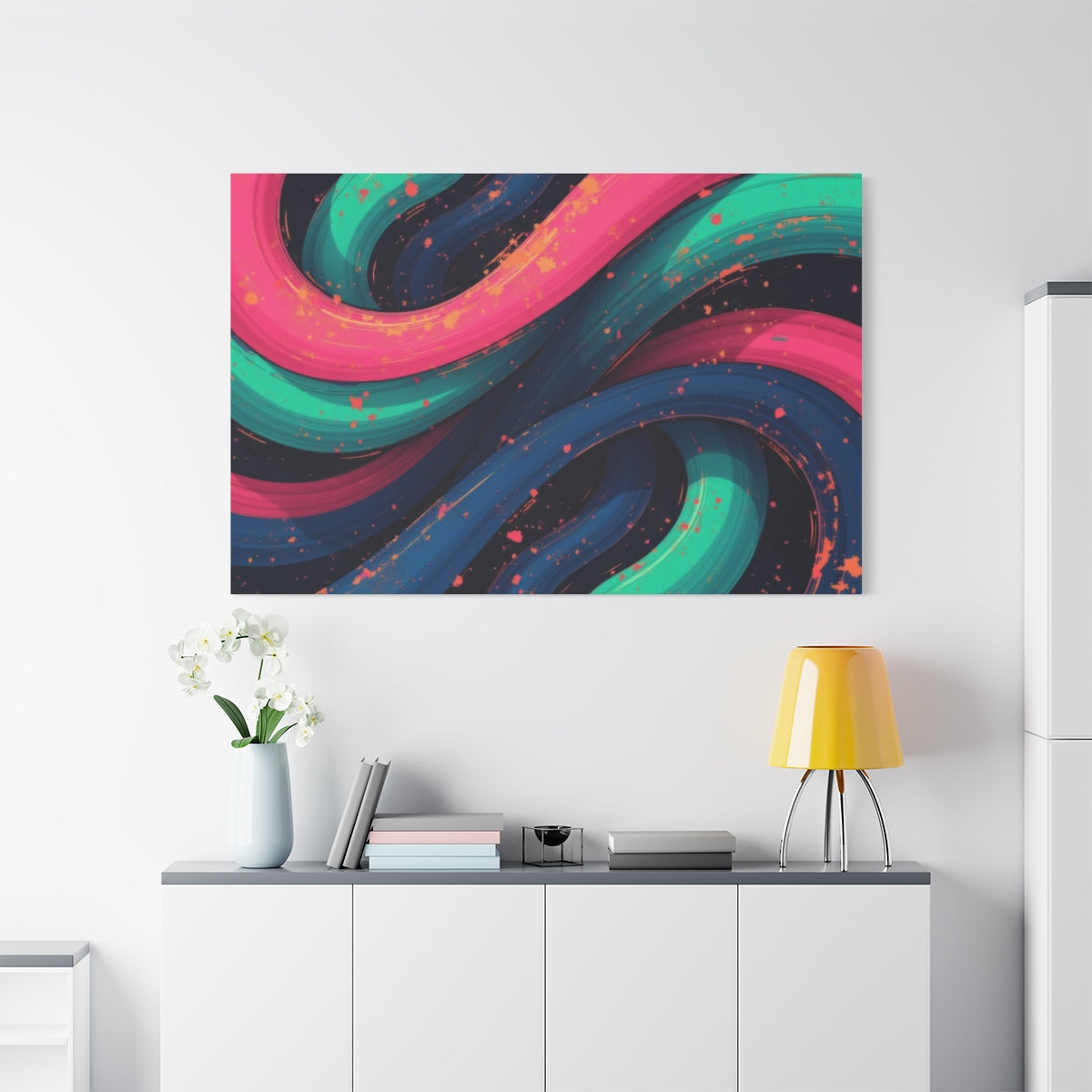 Neon River Currents