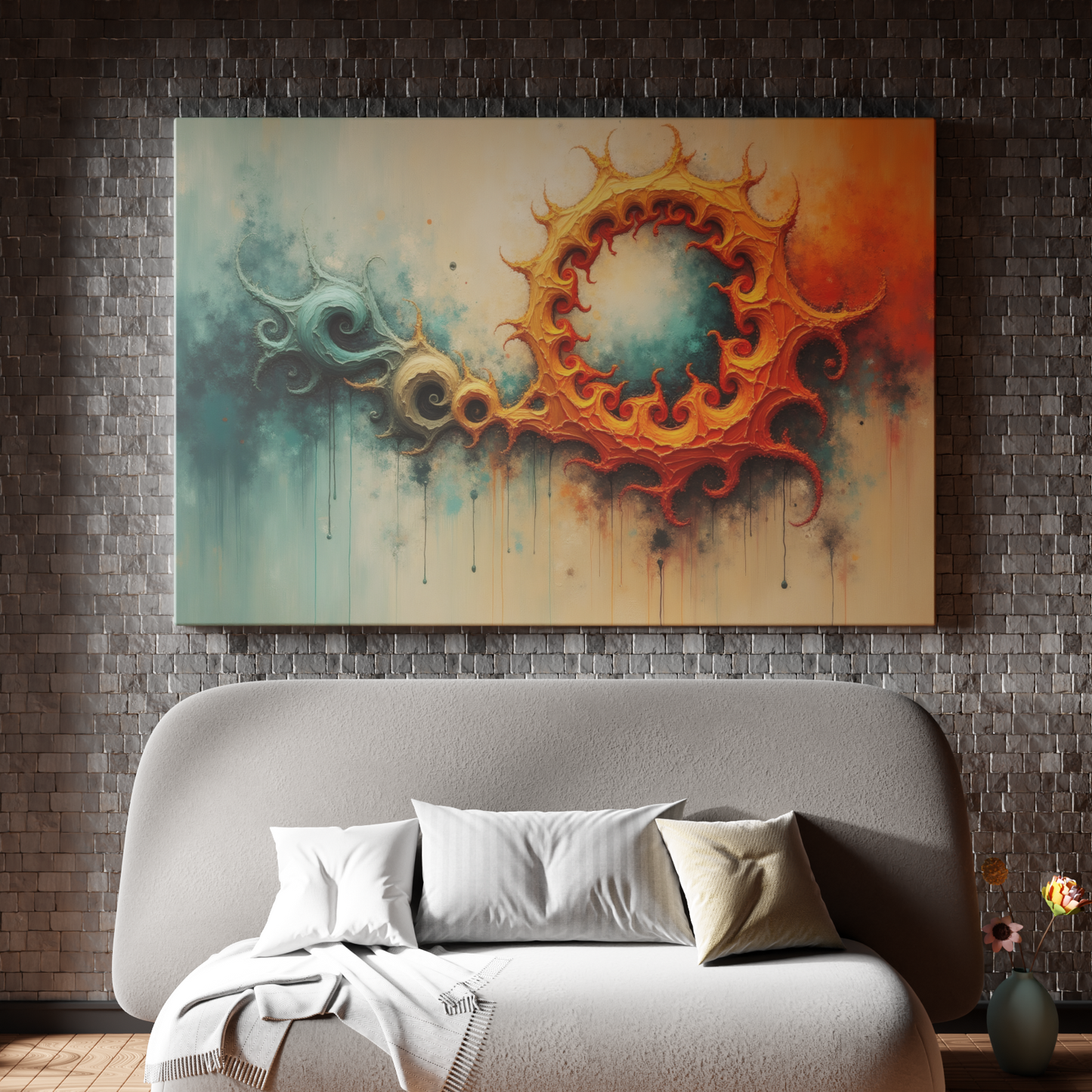 Flame and Wave Fusion