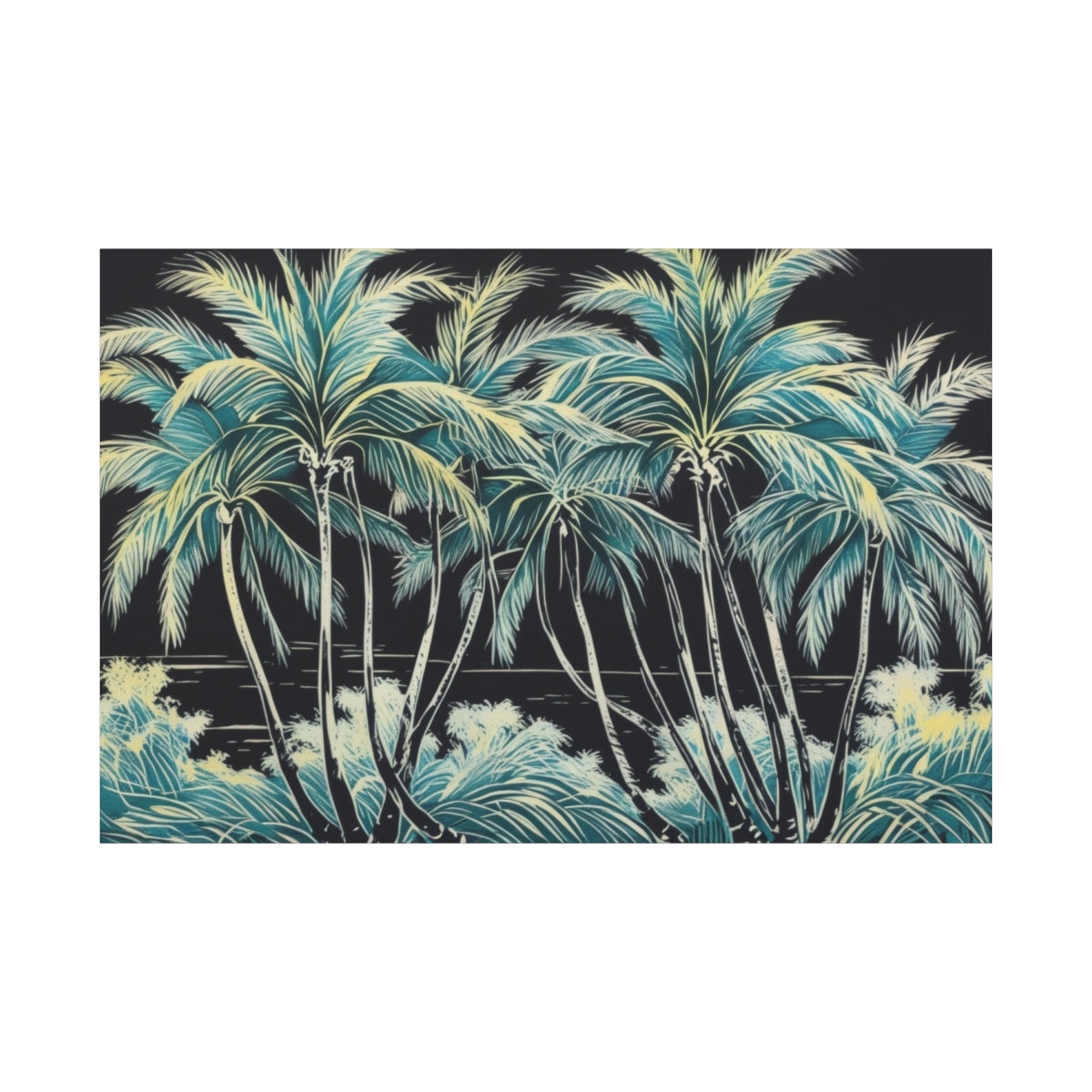 Tropical Oasis Silhouette