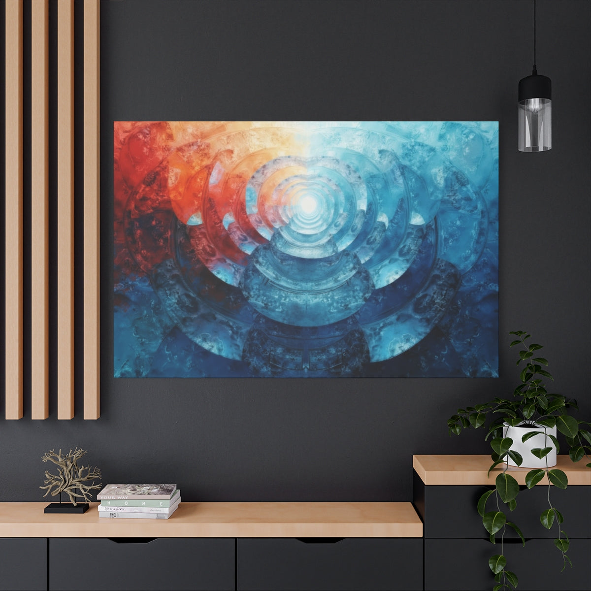 Ethereal Vortex: A Dance of Fire and Ice