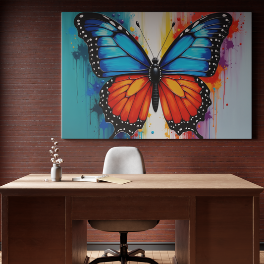Vibrant Monarch: A Dance of Colors