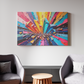 Explosive Spectrum: A Burst of Colorful Shapes