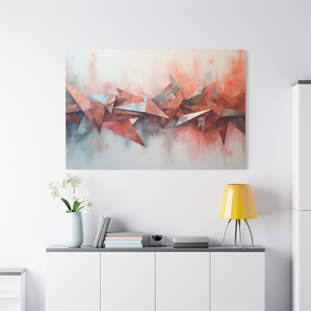 Geometric Burst of Color